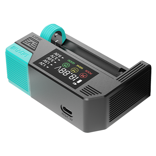 supporting voltage, health situation check for 8 types of primary and rechargeable batteries