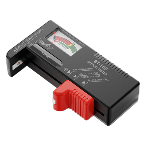 supporting 3 types of 1.5V and 9V primary alkaine batteries